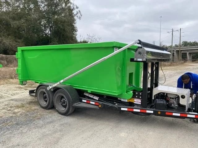Clean roll-off dumpster delivered and ready to load (13)