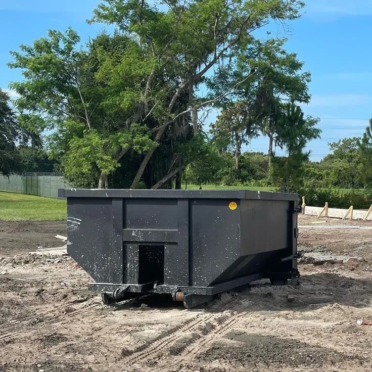 Clean roll-off dumpster delivered and ready to load (20)