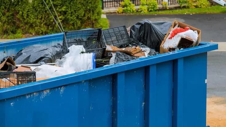 Clean roll-off dumpster delivered and ready to load (23)