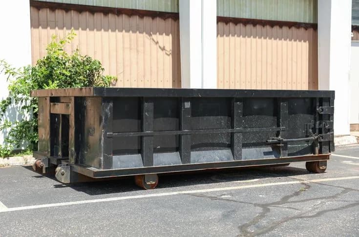 Clean roll-off dumpster delivered and ready to load (28)