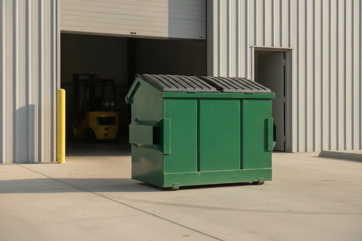 Commercial waste service for industrial