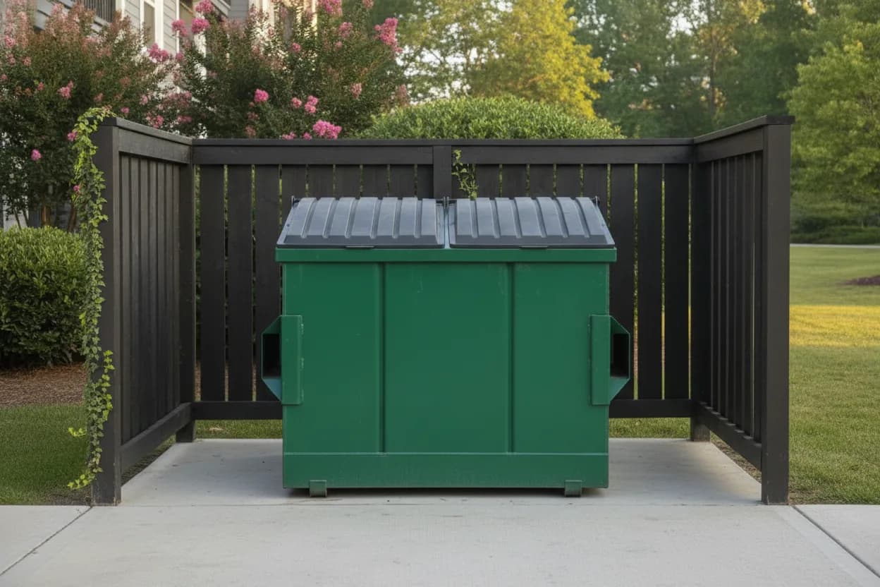 Commercial waste service for property management