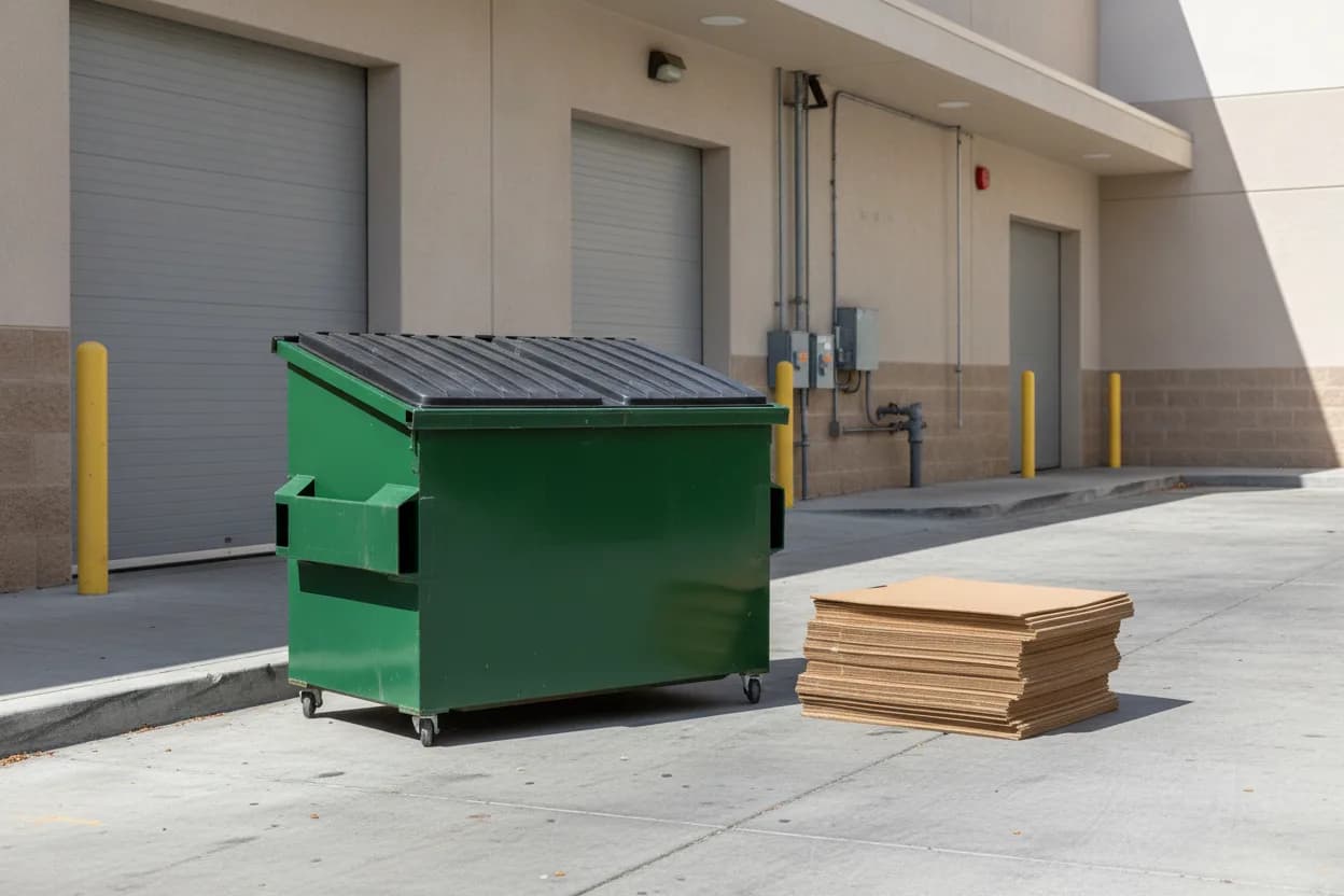 Commercial waste service for retail