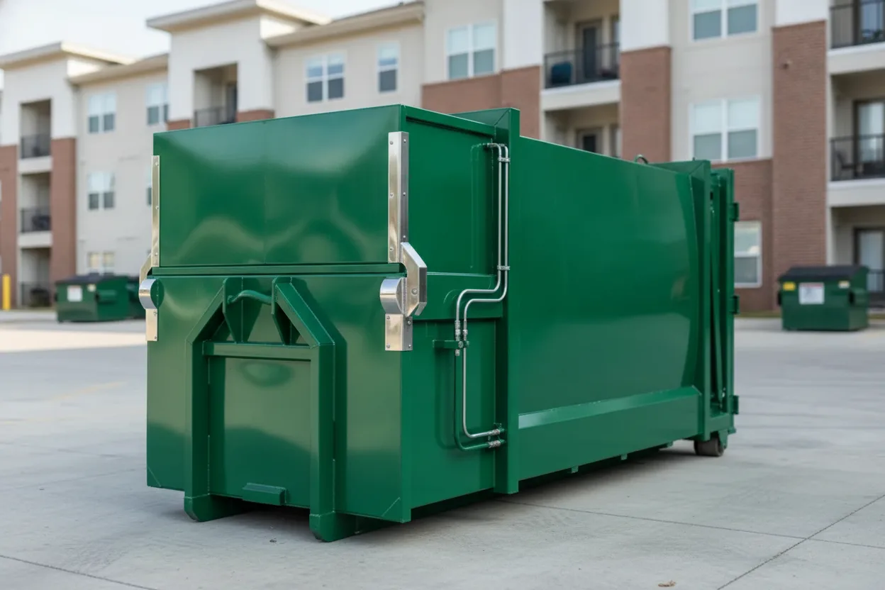Compactor and baler service for apartments & property management