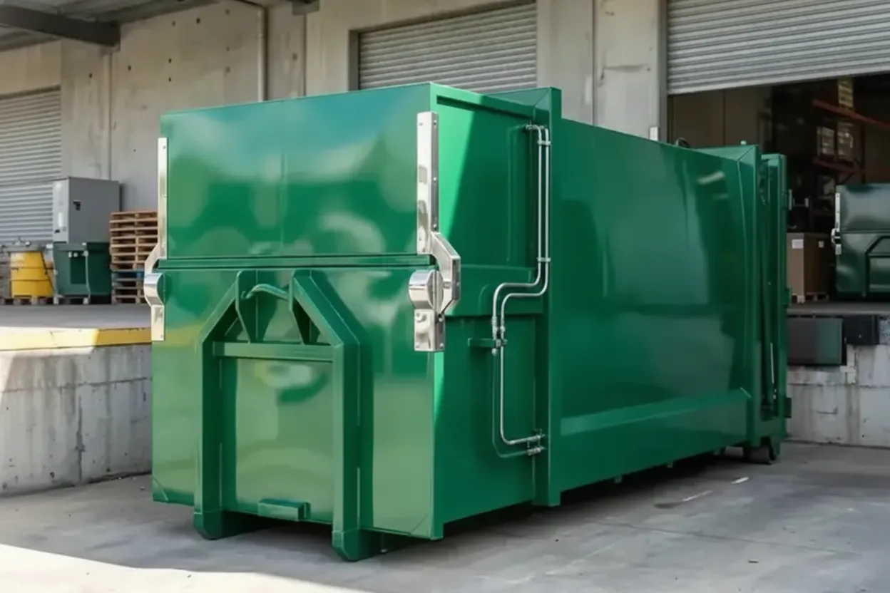 Compactor and baler service for manufacturing