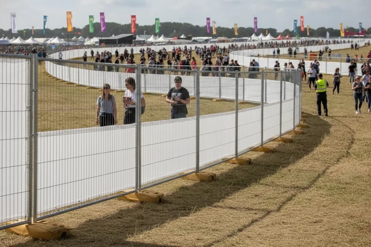 Temporary fencing for events & festivals