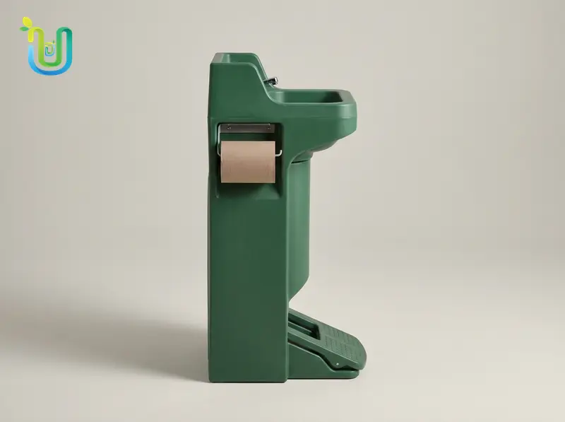Portable Hand-Wash Station - foot-pump operation, no hookups needed