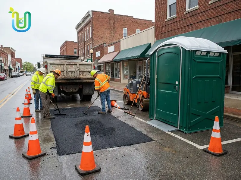 ADA-Accessible Portable Toilet - government & municipal work