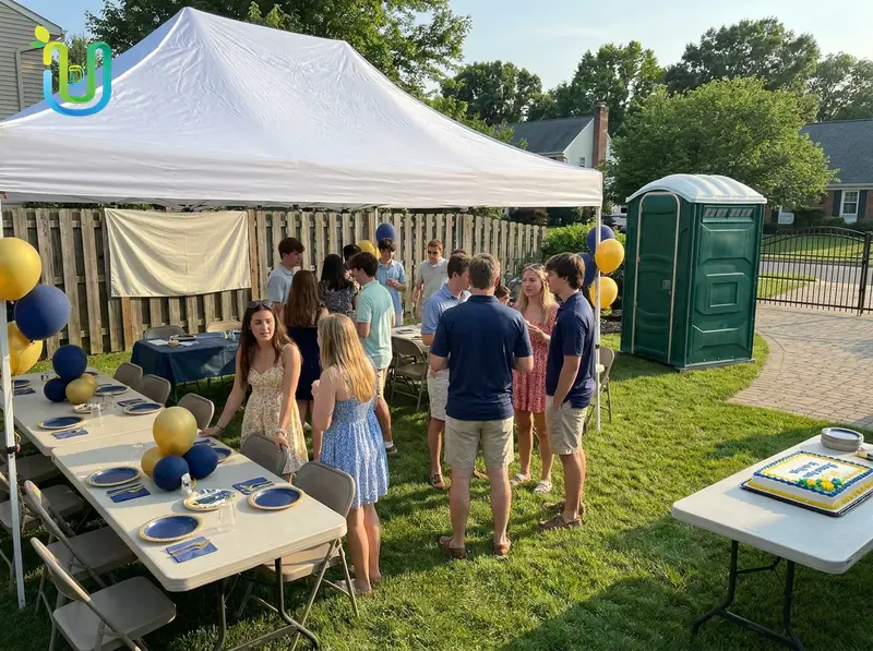 Standard Portable Toilet - graduation & milestone events