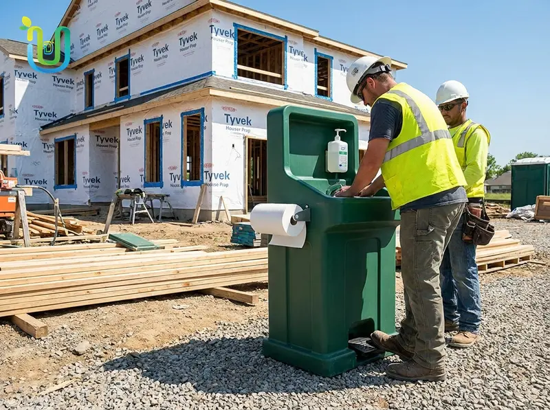 Portable Hand-Wash Station - jobsite hygiene