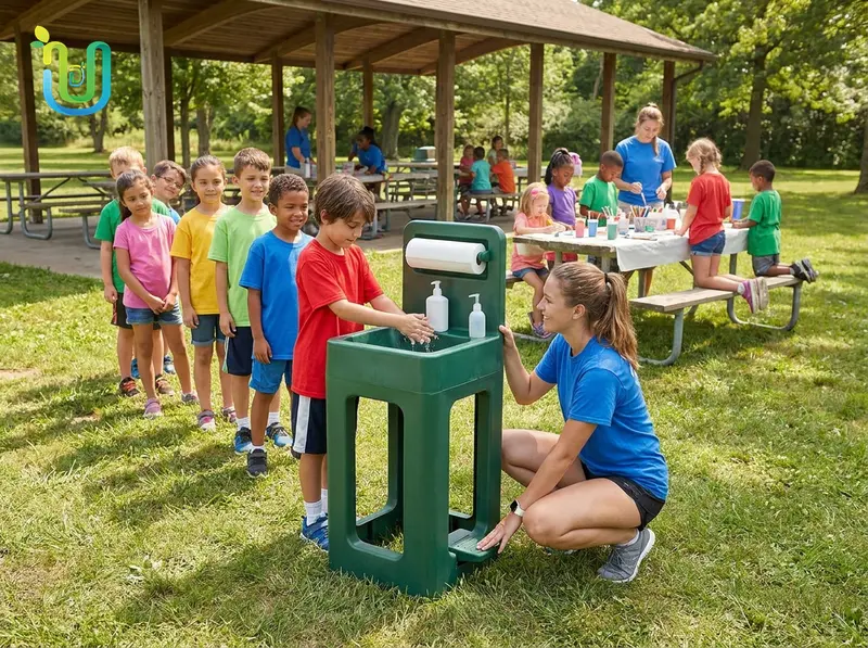 Portable Hand-Wash Station - schools & camps
