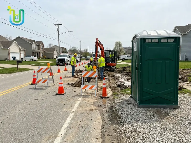 Standard Portable Toilet - road & utility work