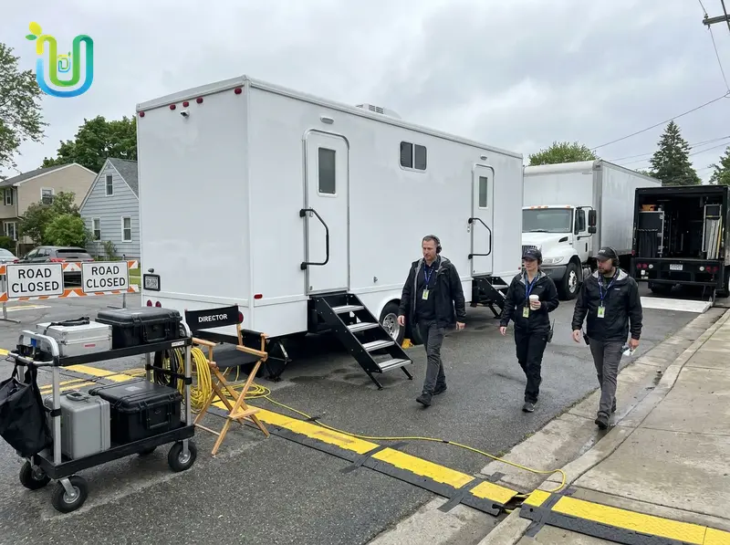 Luxury Restroom Trailer - film, tv & production
