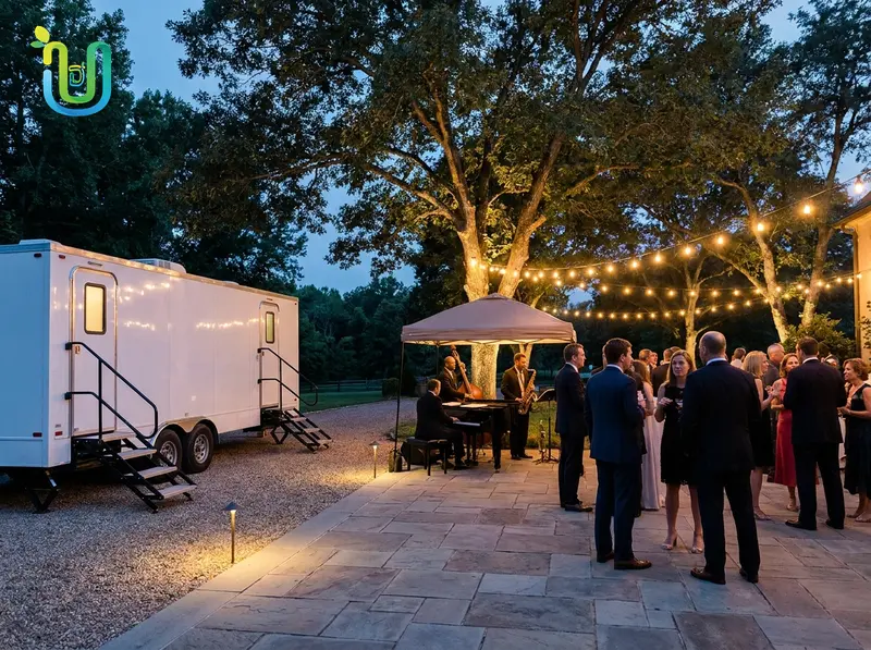 Luxury Restroom Trailer - corporate galas & vip areas